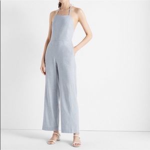 CLUB MONACO NWT linen backless jumpsuit